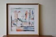 abstract-painting-on-paper-with-frame