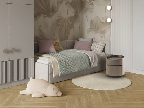 Consola y espejo plata 0002